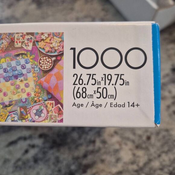 Buffalo Games Aimee Stewart Kitschy Game Night 1000 pc Jigsaw Puzzle USED - Picture 7 of 11